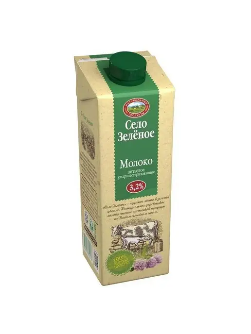 СЕЛО ЗЕЛЕНОЕ Молоко, зеленый