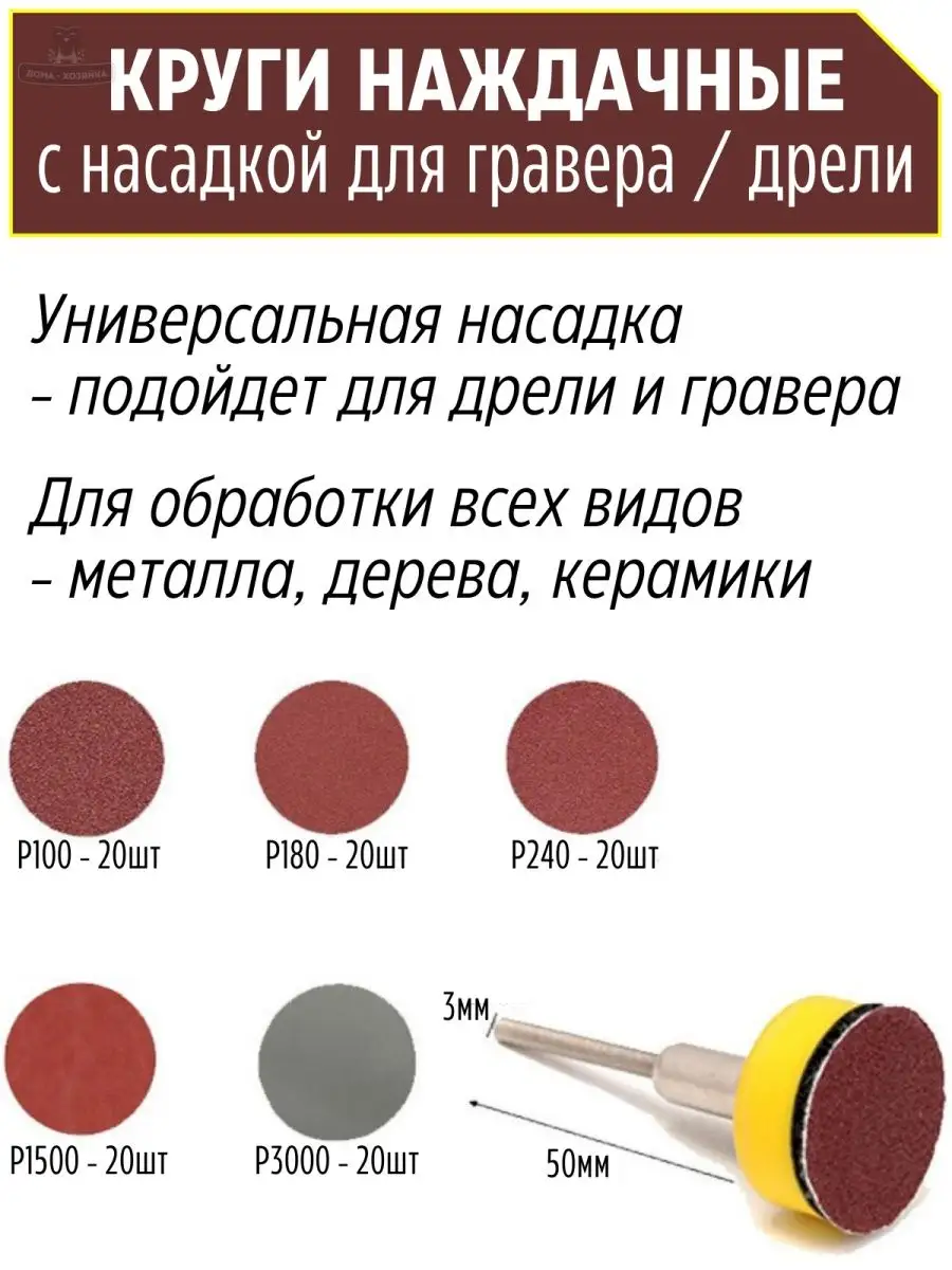 Круги абразивные 25мм + адаптер для гравера КРИСТАР 96140701 купить за 350  ₽ в интернет-магазине Wildberries