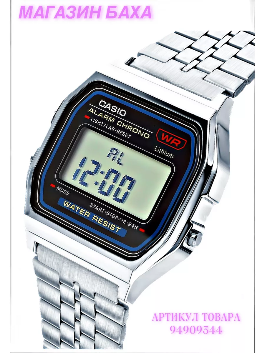 Часы наручные CASIO БАХА 96140755 купить за 360 ₽ в интернет-магазине  Wildberries