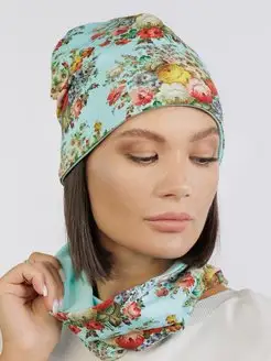 Шапка и снуд демисезонная Бини beanie Катя Флёр DESIGN 96187688 купить за 780 ₽ в интернет-магазине Wildberries