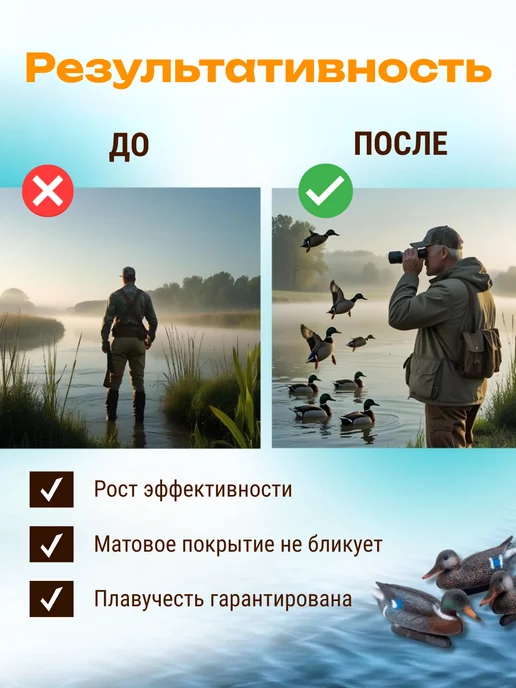 Дикий Гид Чучела уток для охоты, вариант, фото 5
