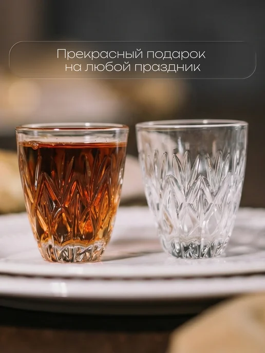 CrystalSlipper Стопки хрустальные рюмки под водку набор 6 штук 50 мл, 50 мл, фото 5
