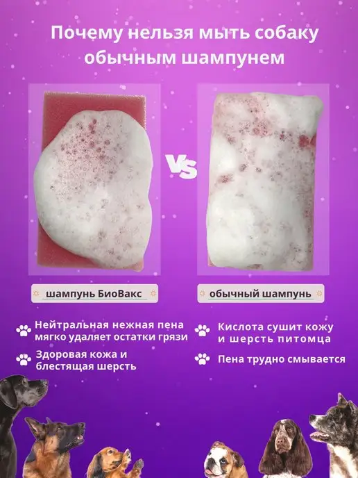 БиоВакс Шампунь для шпица Профессиональный, 250 мл, фото 5
