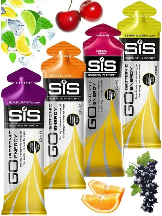 Science in sports (SIS) Энергетический гель SIS для бега и марафона, 60 мл