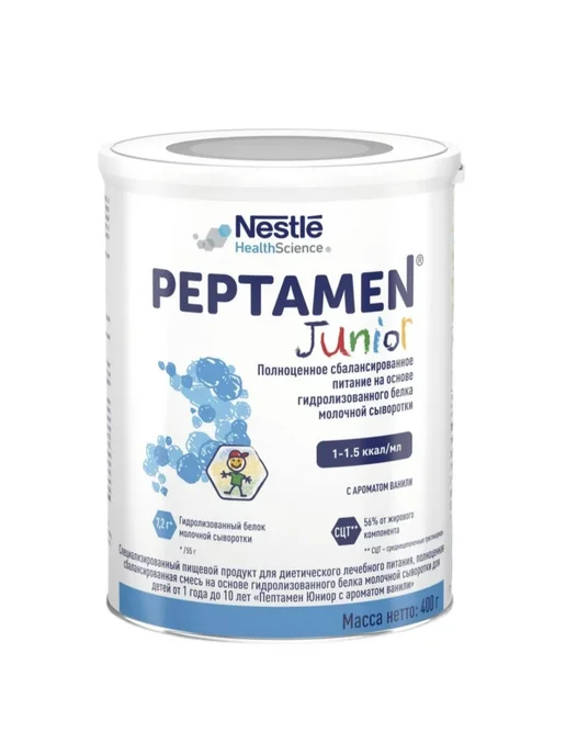 Nestle HealthScience Peptamen Junior смесь молочная, 400г, Nestle, 400 г, фото 7