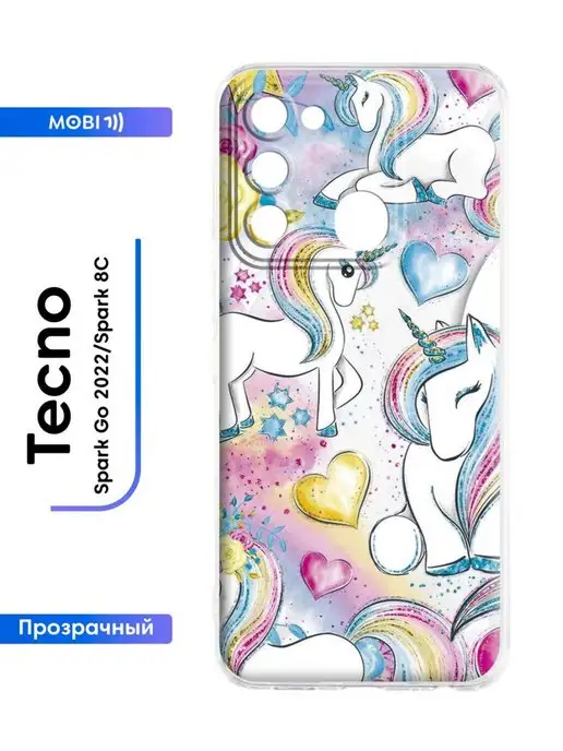 Mobi711 Силиконовая накладка Tecno Spark GO 2022 Spark 8C