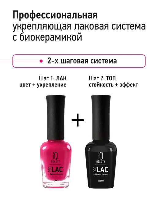 IQ BEAUTY Топ для лака глянцевый, 12,5мл, 12,5 мл, фото 4