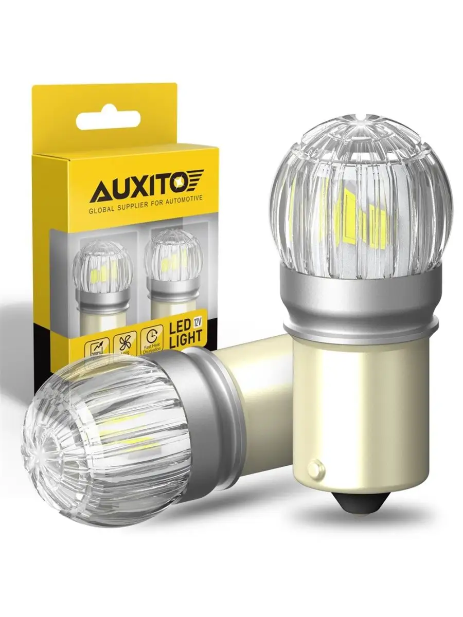 Led лампы P21/5W / BAY15D AUXITO (двухконтактные) AUXITO 96579232 купить за  1 110 ₽ в интернет-магазине Wildberries