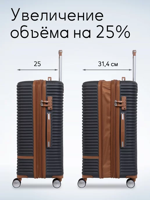 it luggage Чемодан на колесах ручная кладь S, 48л, 54,5 см, 48 л, фото 3