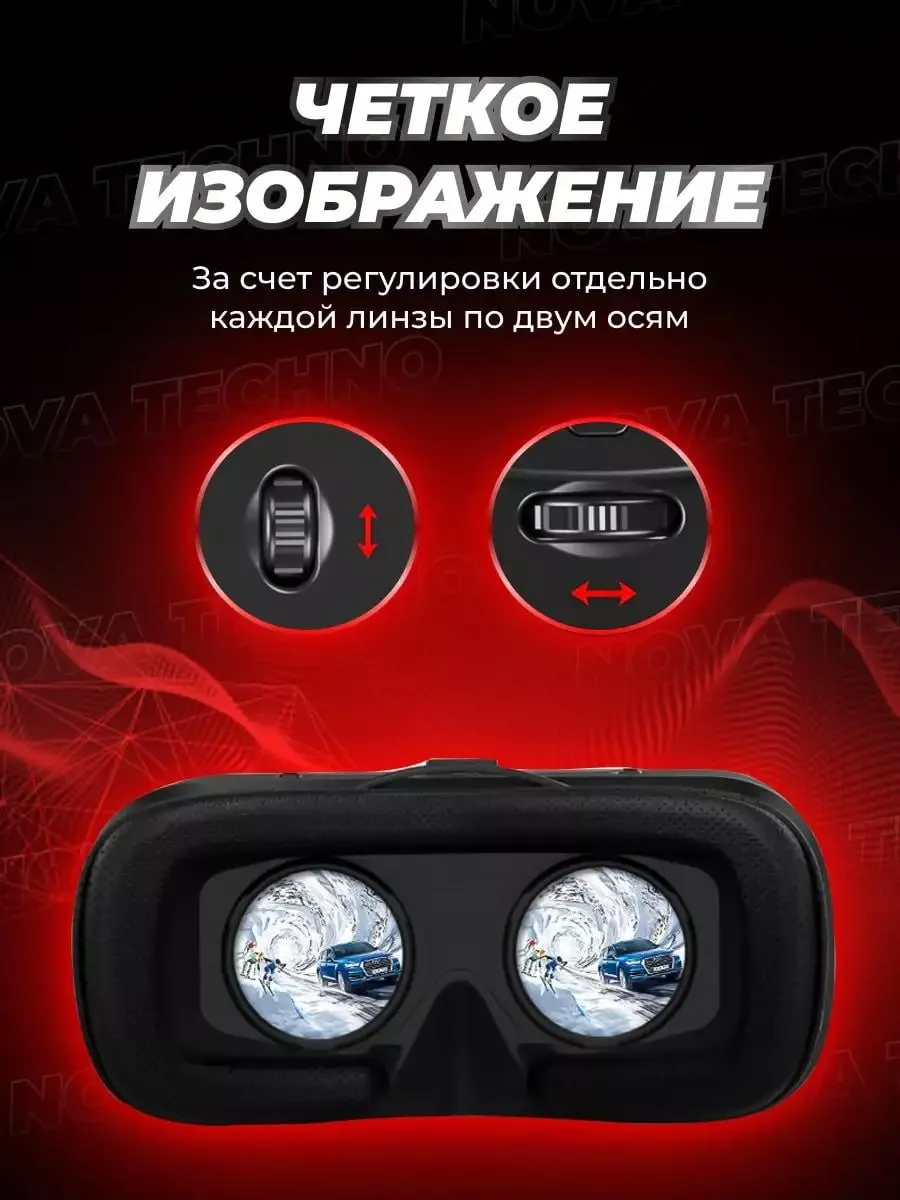 Очки виртуальной реальности для телефона Nova VR 96598365 купить за 722 ₽ в  интернет-магазине Wildberries