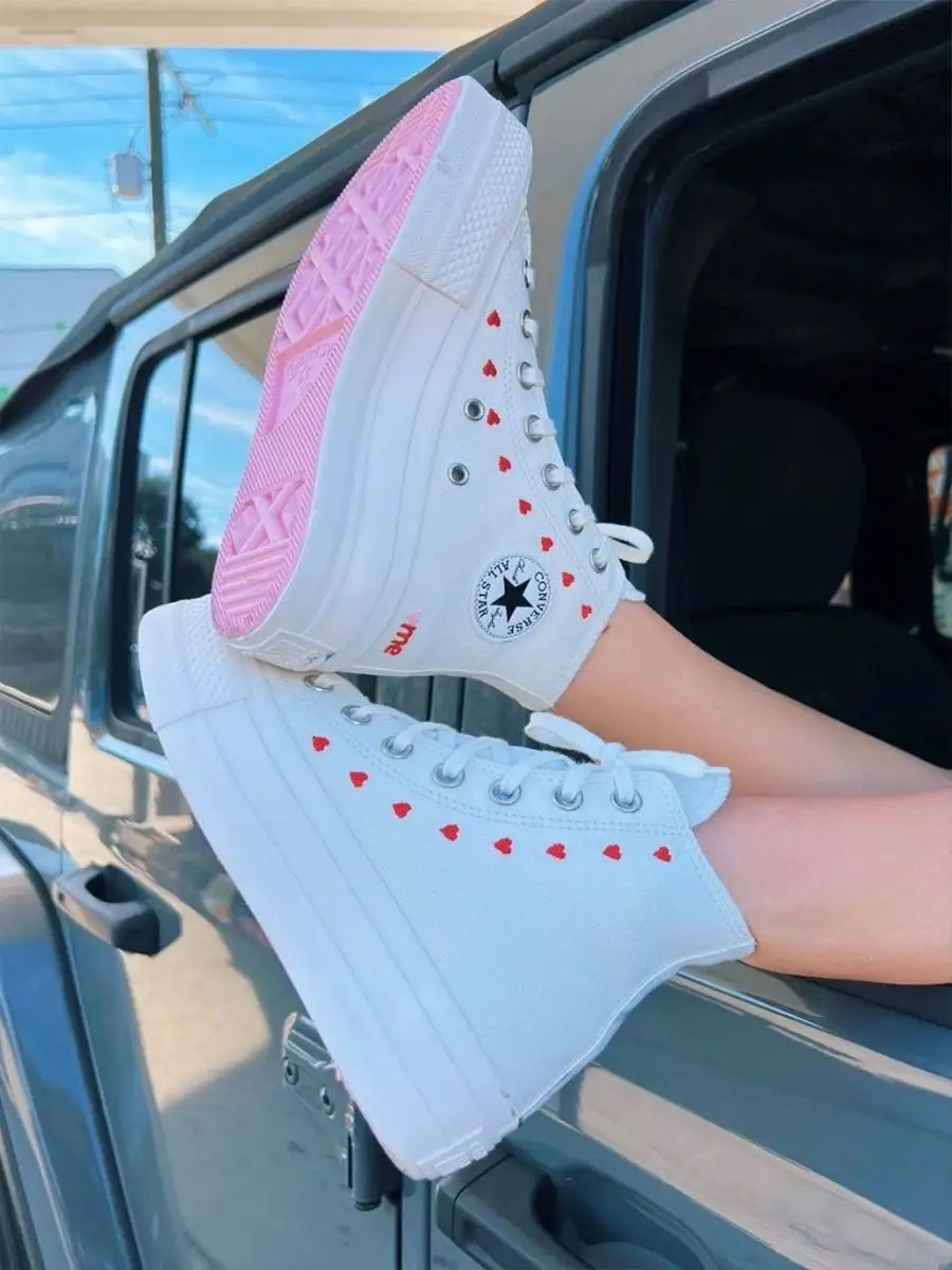 Кеды на высокой подошве Converse 96763808 купить за 4 008 ₽ в  интернет-магазине Wildberries