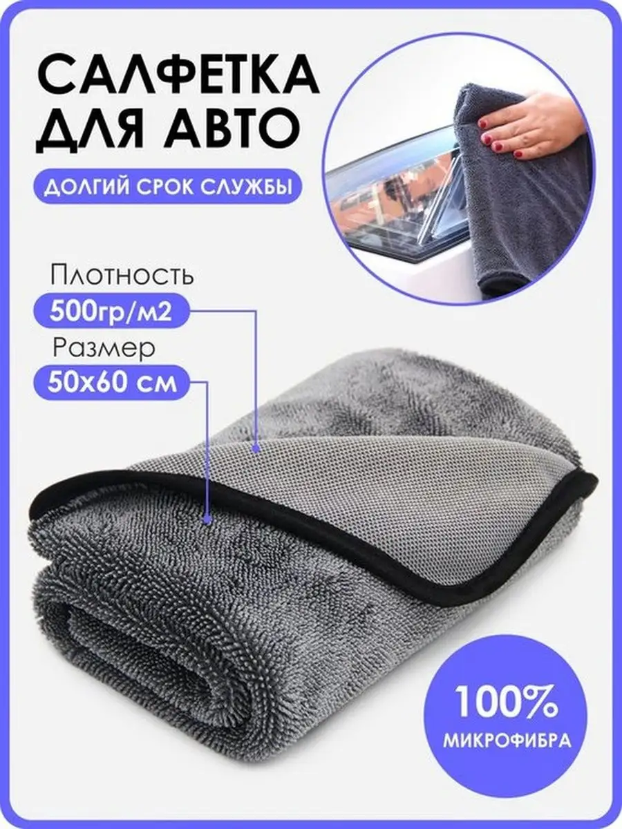 Салфетка для уборки авто,тряпка в машину HOME.KZ 96896372 купить за 1 914 ₽  в интернет-магазине Wildberries