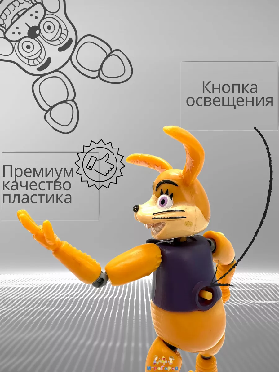 Фигурки аниматроники фнаф Fnaf 5 Фредди Игрогород 96907783 купить за 421 ₽  в интернет-магазине Wildberries