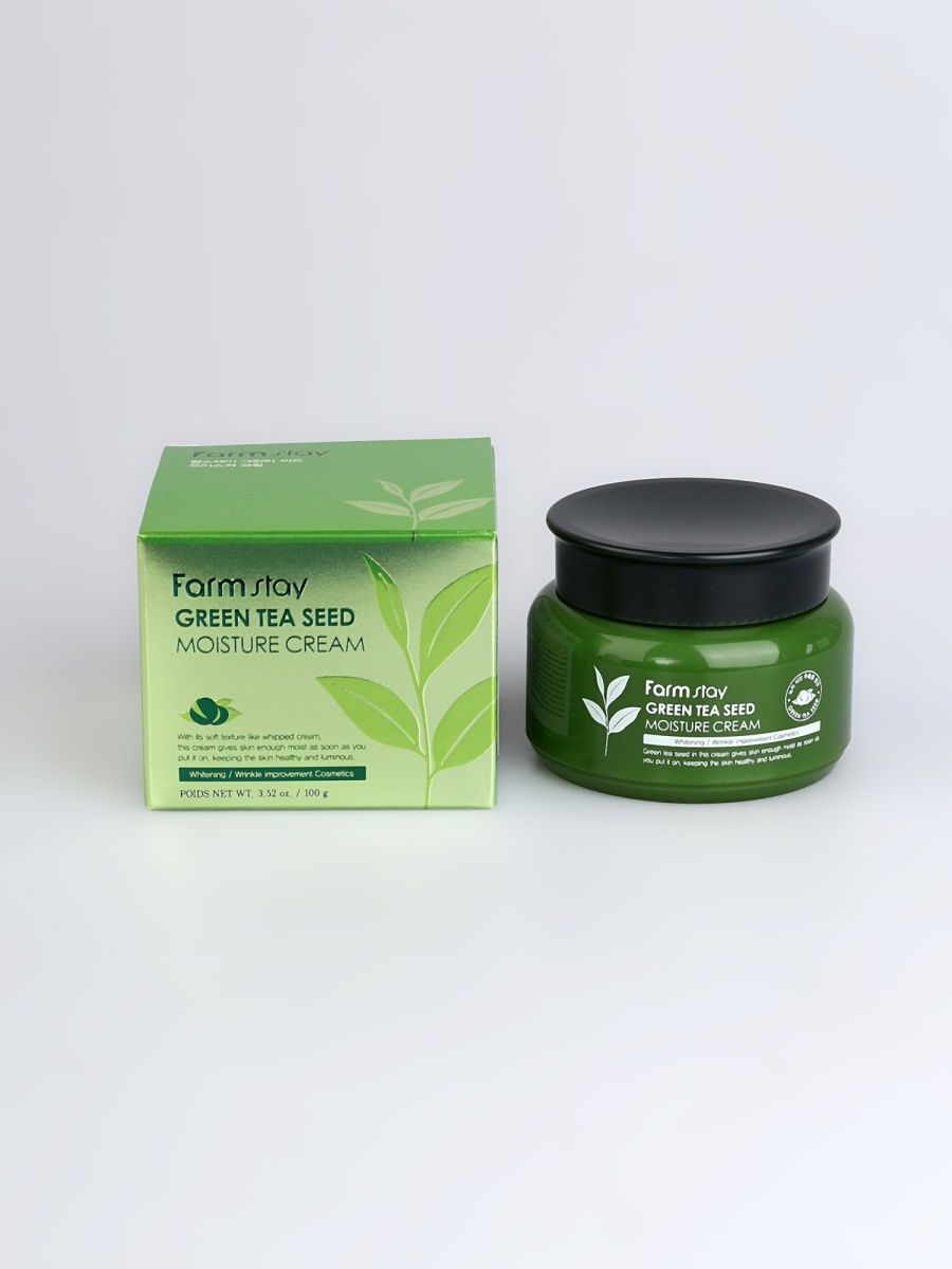 Крема зеленый чай отзывы. Крем Farmstay Green Tea Seed. Farm stay Green Tea Seed Moisture Cream (100ml). Увлажняющий крем с семенами зеленого чая, 100г, Farmstay, 100, Farmstay. Farmstay крем для лица увлажняющий Green Tea Seed Moisture Cream, 100 ml.