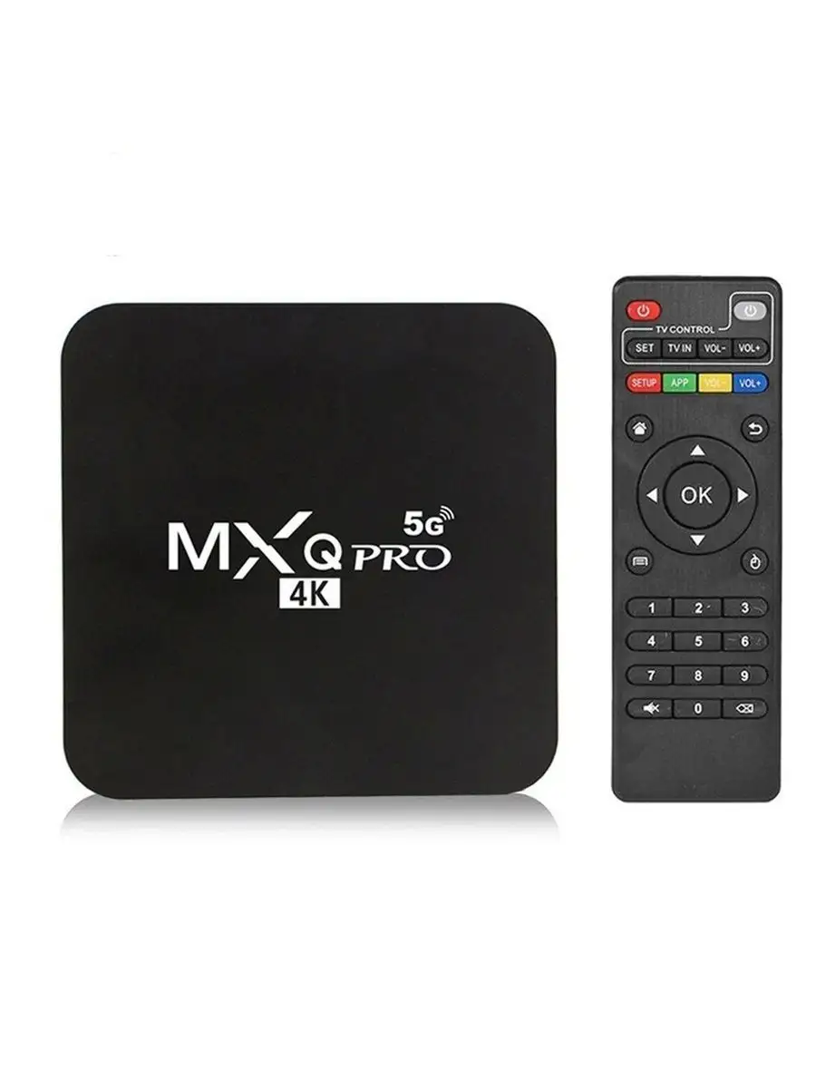 ТВ приставка смарт ТВ медиаплеер smart TV android TV box RAMqwerS 96911872  купить в интернет-магазине Wildberries