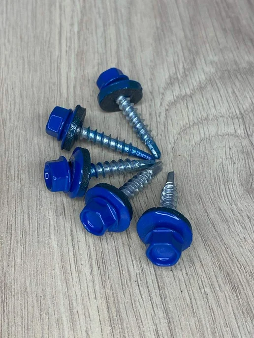 FIXER Саморезы кровельные синие 4,8х29, 4.8x29, фото 2