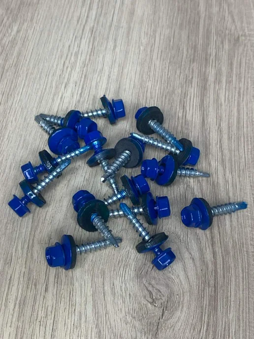 FIXER Саморезы кровельные синие 4,8х29, 4.8x29, фото 6