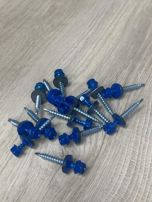 FIXER Саморезы кровельные синие 4,8х38, 4.8x38, фото 5