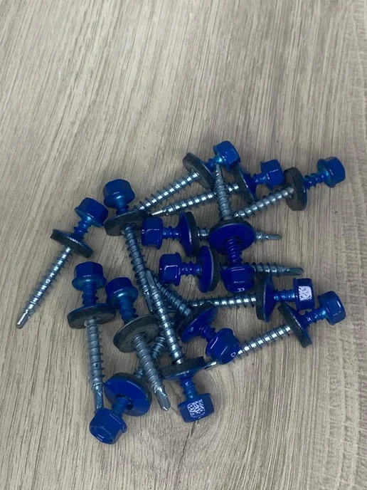 FIXER Саморезы кровельные синие 4,8х38, 4.8x38, фото 7