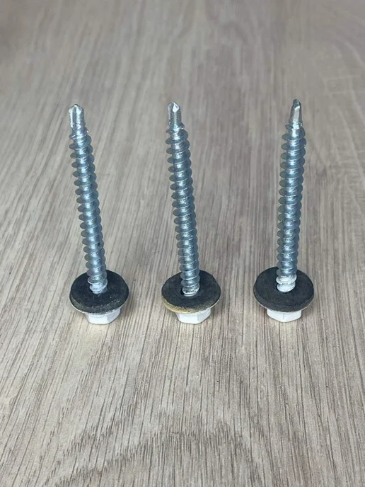 FIXER Саморезы кровельные белые 4,8х50, 4.8x50, фото 4