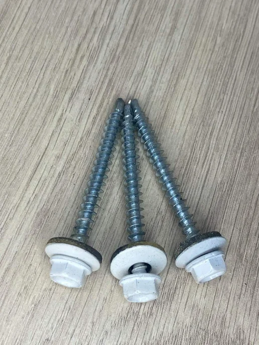 FIXER Саморезы кровельные белые 4,8х50, 4.8x50, фото 5