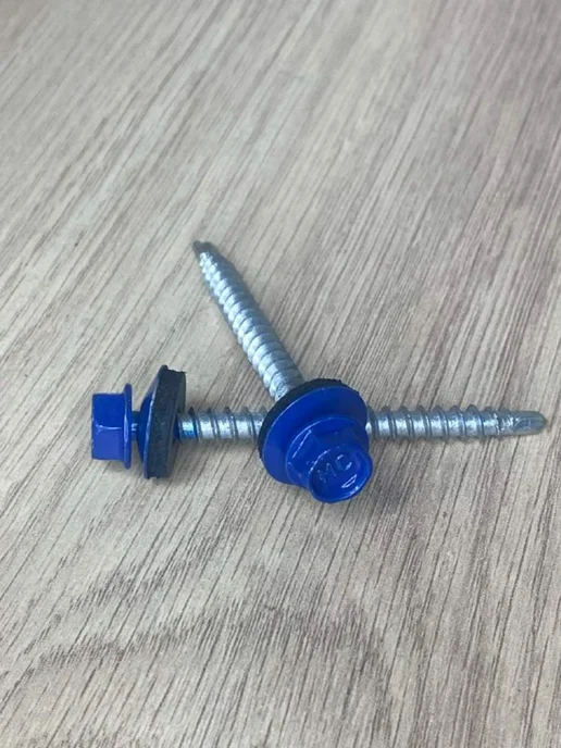 FIXER Саморезы кровельные синие 4,8х50, 4.8x50, фото 7