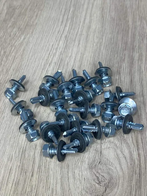 FIXER Саморезы кровельные цинк 5,5х19, 5.5x19, фото 3