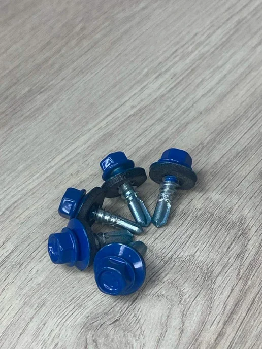 FIXER Саморезы кровельные синие 5,5х19, 5.5x19, фото 2