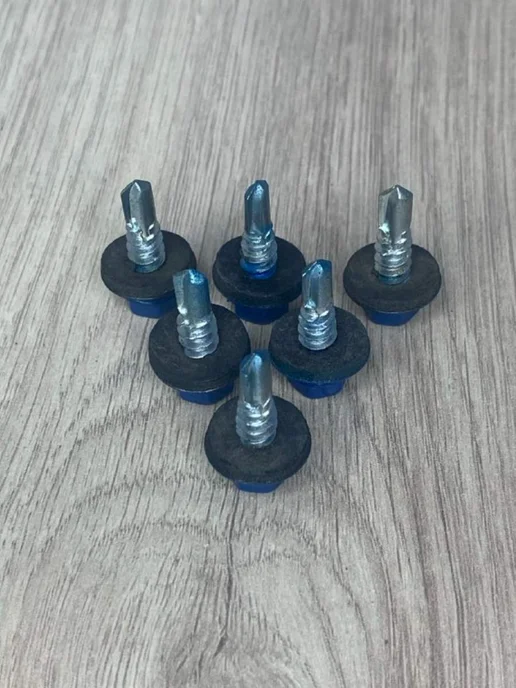 FIXER Саморезы кровельные синие 5,5х19, 5.5x19, фото 4