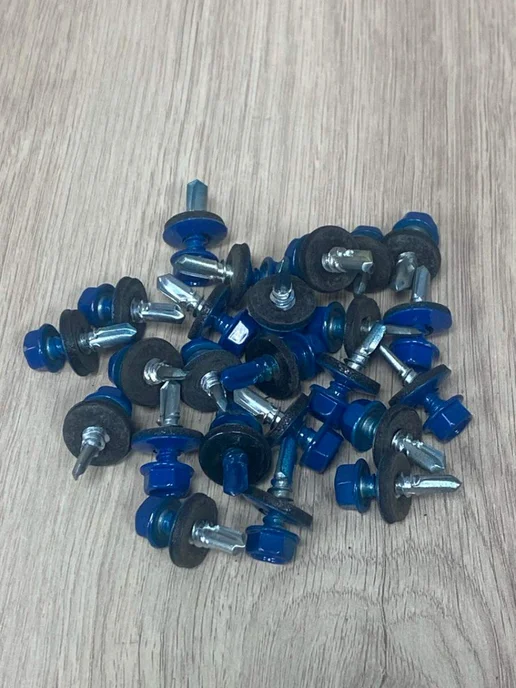 FIXER Саморезы кровельные синие 5,5х19, 5.5x19, фото 7