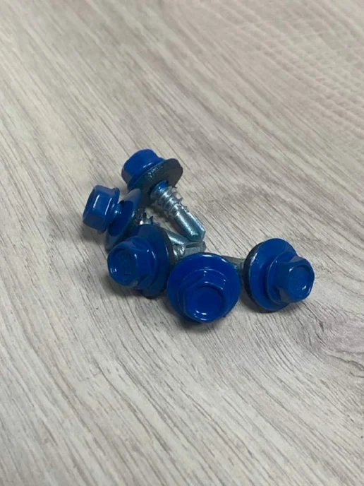 FIXER Саморезы кровельные синие 5,5х19, 5.5x19, фото 8