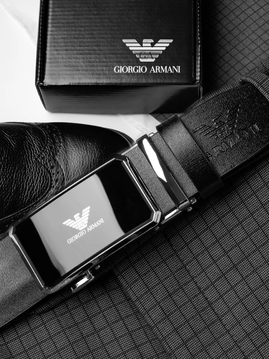 Ремень Armani классический в подарок на др Belt Joy 97050901