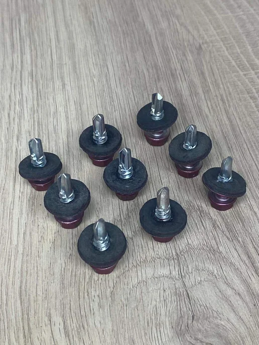 FIXER Саморезы кровельные красное вино 5,5х19, 5.5x19, фото 8