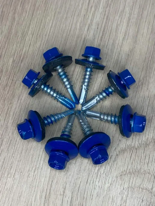 FIXER Саморезы кровельные синие 5,5х25, 5.5x25, фото 6