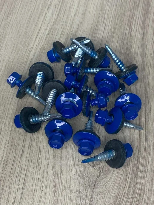 FIXER Саморезы кровельные синие 5,5х25, 5.5x25, фото 8