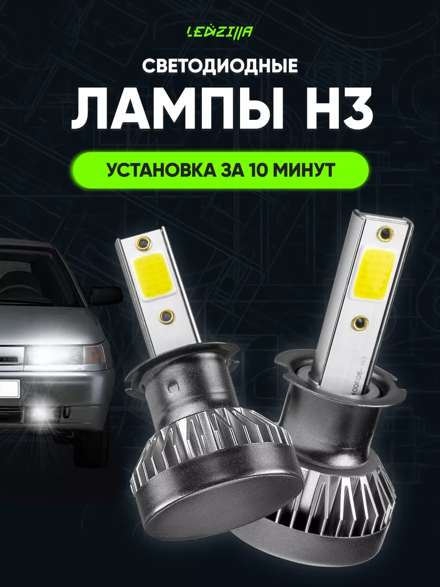 Светодиодные лампы 24V H7