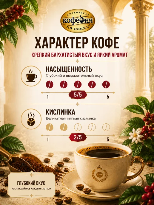 МОСКОВСКАЯ КОФЕЙНЯ НА ПАЯХЪ Кофе растворимый сублимированный Суаре 230гр, 95 г, фото 4