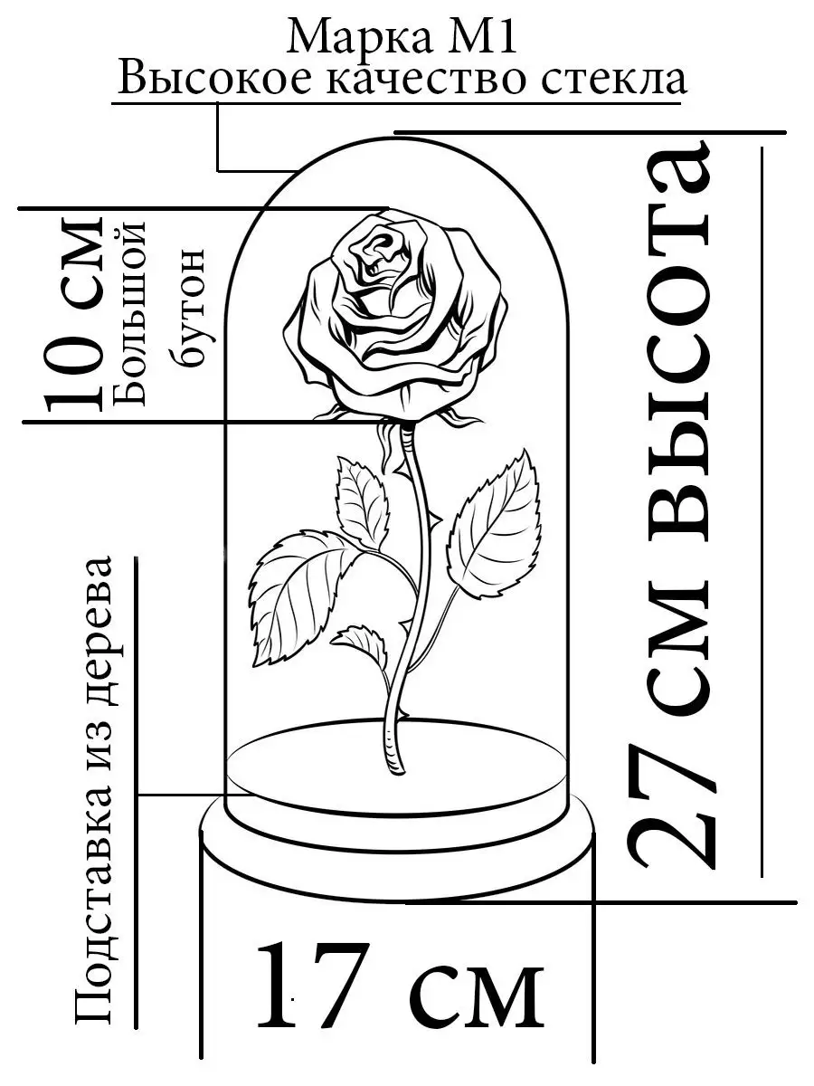Роза в колбе. Подарок любимой девушке Единственная роза 97100812 купить за  2 200 ₽ в интернет-магазине Wildberries