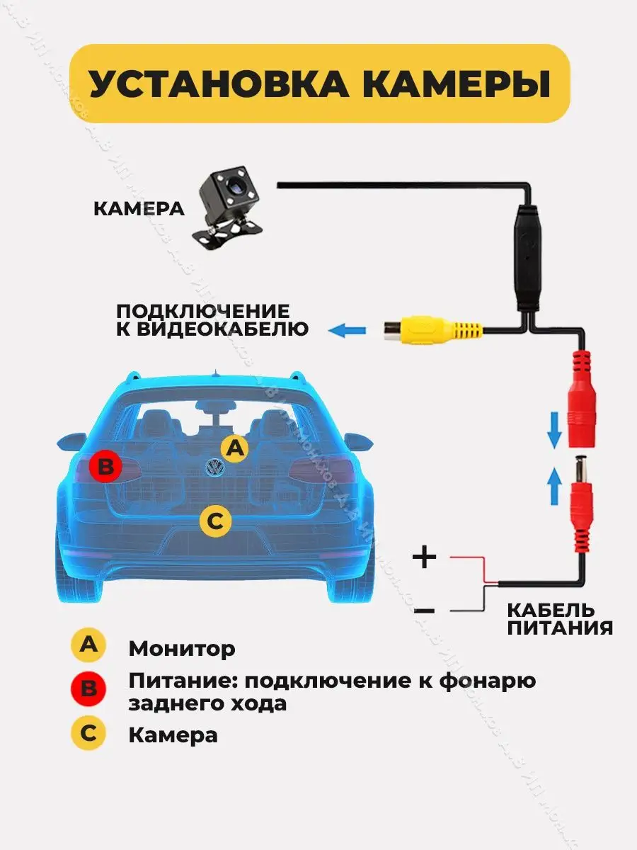 Автомагнитола 2 din c экраном и камерой заднего вида Podofo 97112948 купить  в интернет-магазине Wildberries