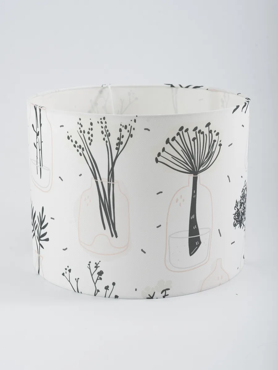 Абажур для торшера "Vases", цилиндр, 30 см