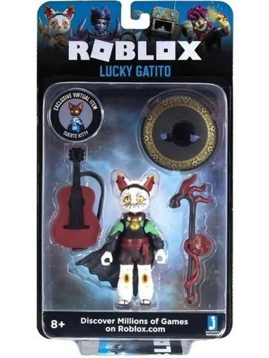 Roblox Фигурка героя Lucky Gatito Roblox 97300766 купить в  интернет-магазине Wildberries