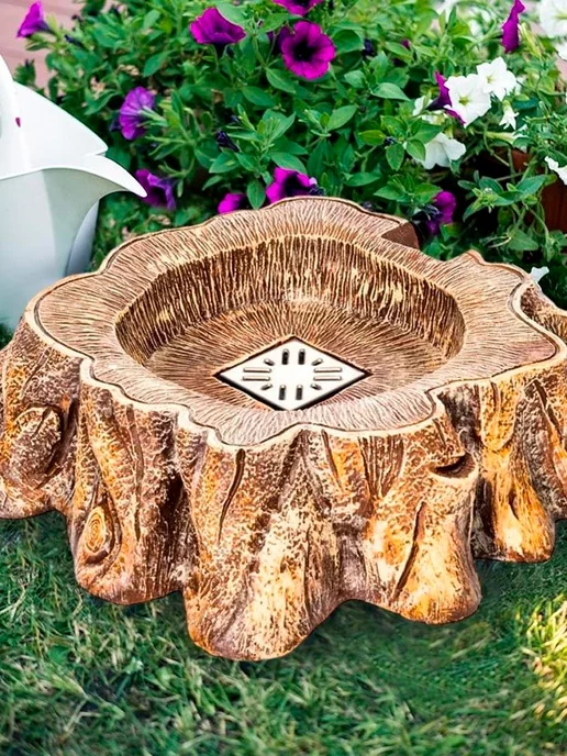 Gardendecor Поддон для садовой колонки под дерево светлый U09082-SS