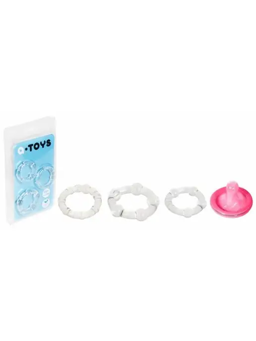 TOYFA A-Toys Набор эластичных эрекционных колец 3 шт, вариант, фото 2