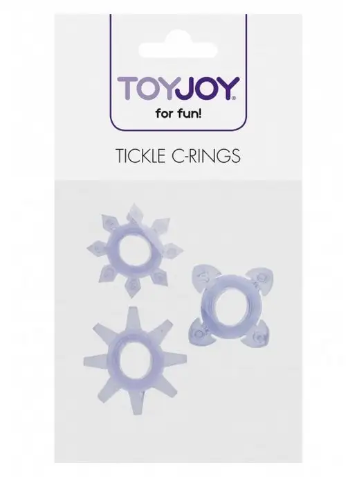 TOY JOY Комплект из трех колец на пенис Щекотка, вариант, фото 3