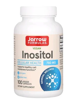 Jarrow, Inositol, инозитол, 750 мг, 100 капсул Jarrow Formulas 97494169 купить за 1 787 ₽ в интернет-магазине Wildberries