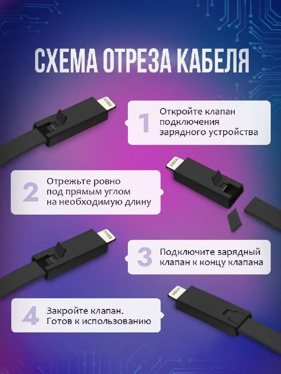 Кабель USB lightning USB type C WildStore 97574458 купить в  интернет-магазине Wildberries