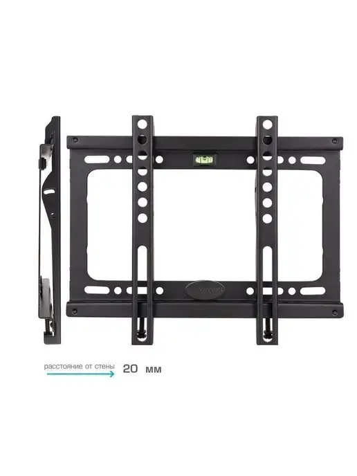 Kromax Кронштейн для телевизора 15"-47" настенный IDEAL-5 WHITE, черный, фото 4