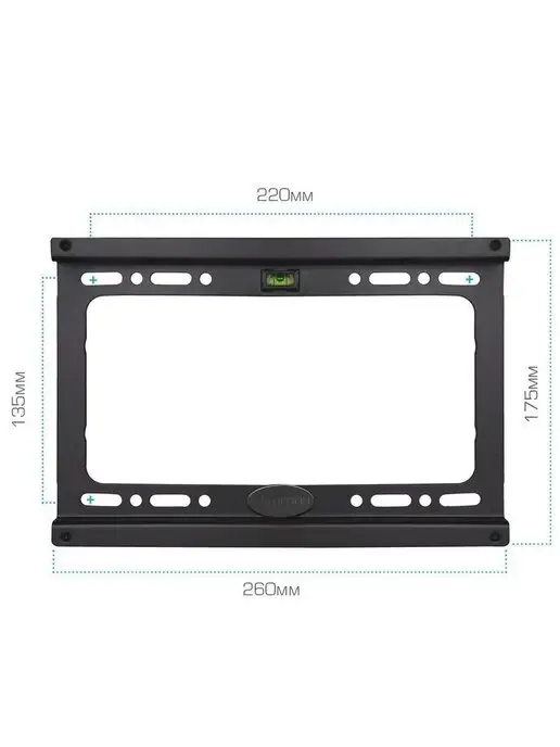 Kromax Кронштейн для телевизора 15"-47" настенный IDEAL-5 WHITE, черный, фото 5