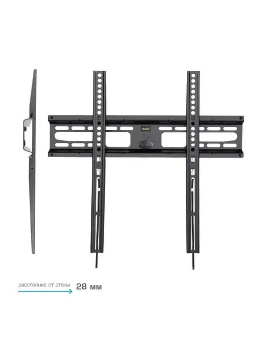 Kromax Кронштейн для телевизора 22"-65" настенный FLAT-3, черный, фото 3