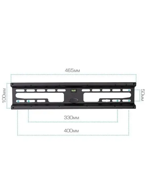 Kromax Кронштейн для телевизора 22"-65" настенный FLAT-3, черный, фото 4